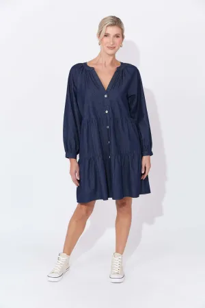 Haven Austin Denim Dress in Indigo Denim