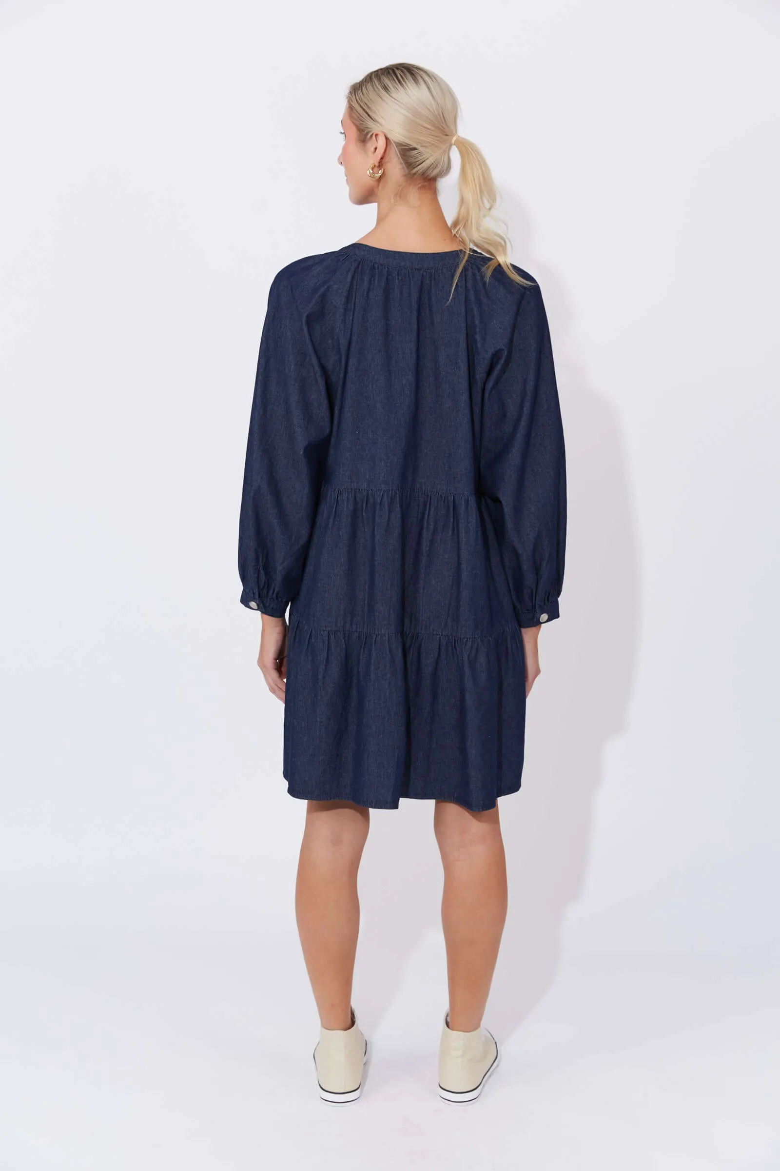 Haven Austin Denim Dress in Indigo Denim