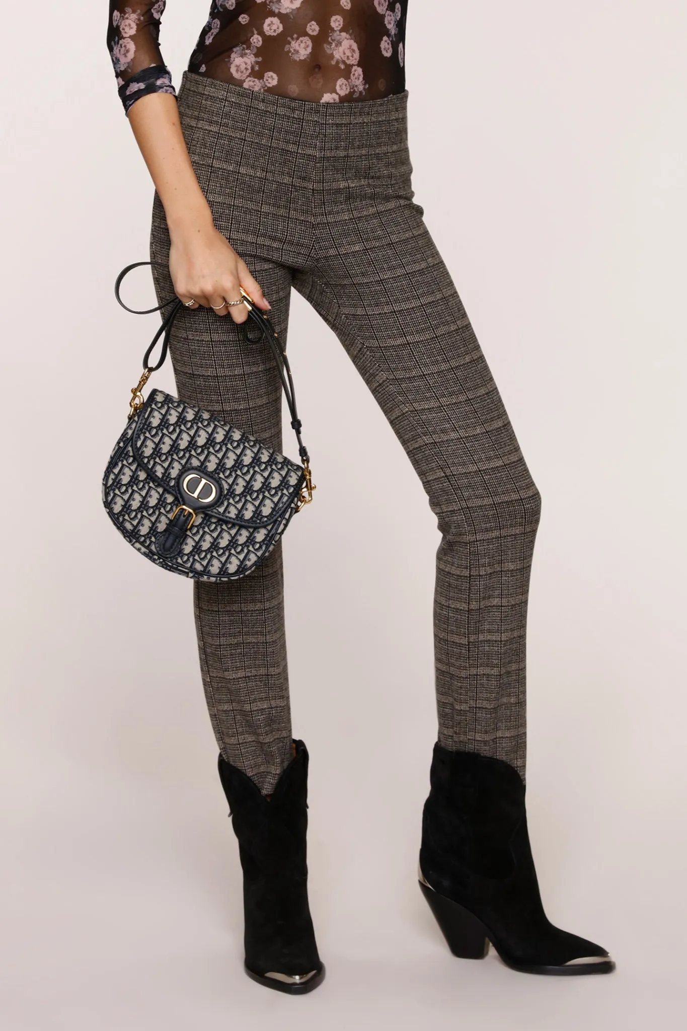 Ina Plaid Stirrup Pant