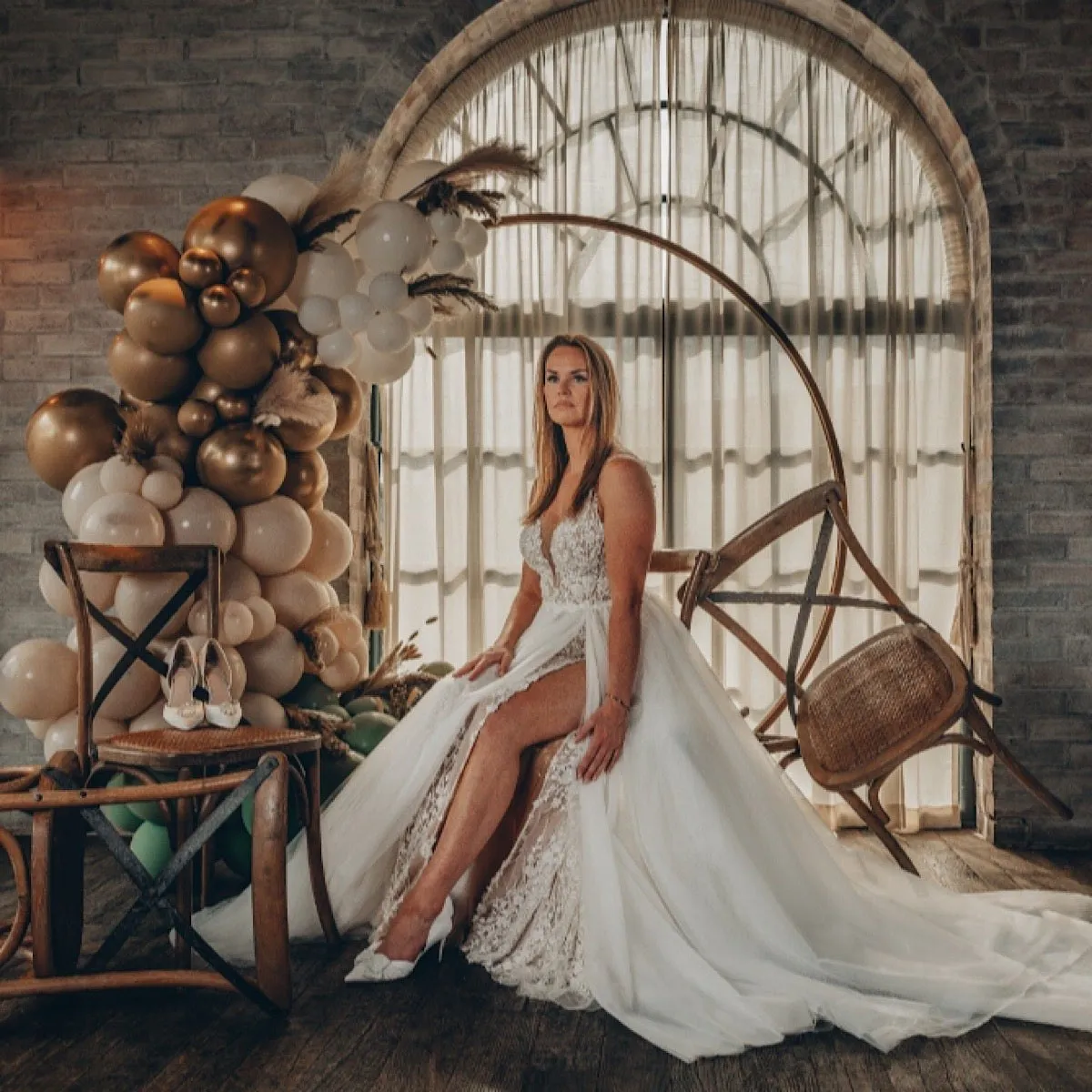 Ivory Satin Wedding Shoe with Pointed Toe & Bow By Perfect Bridal, Adele