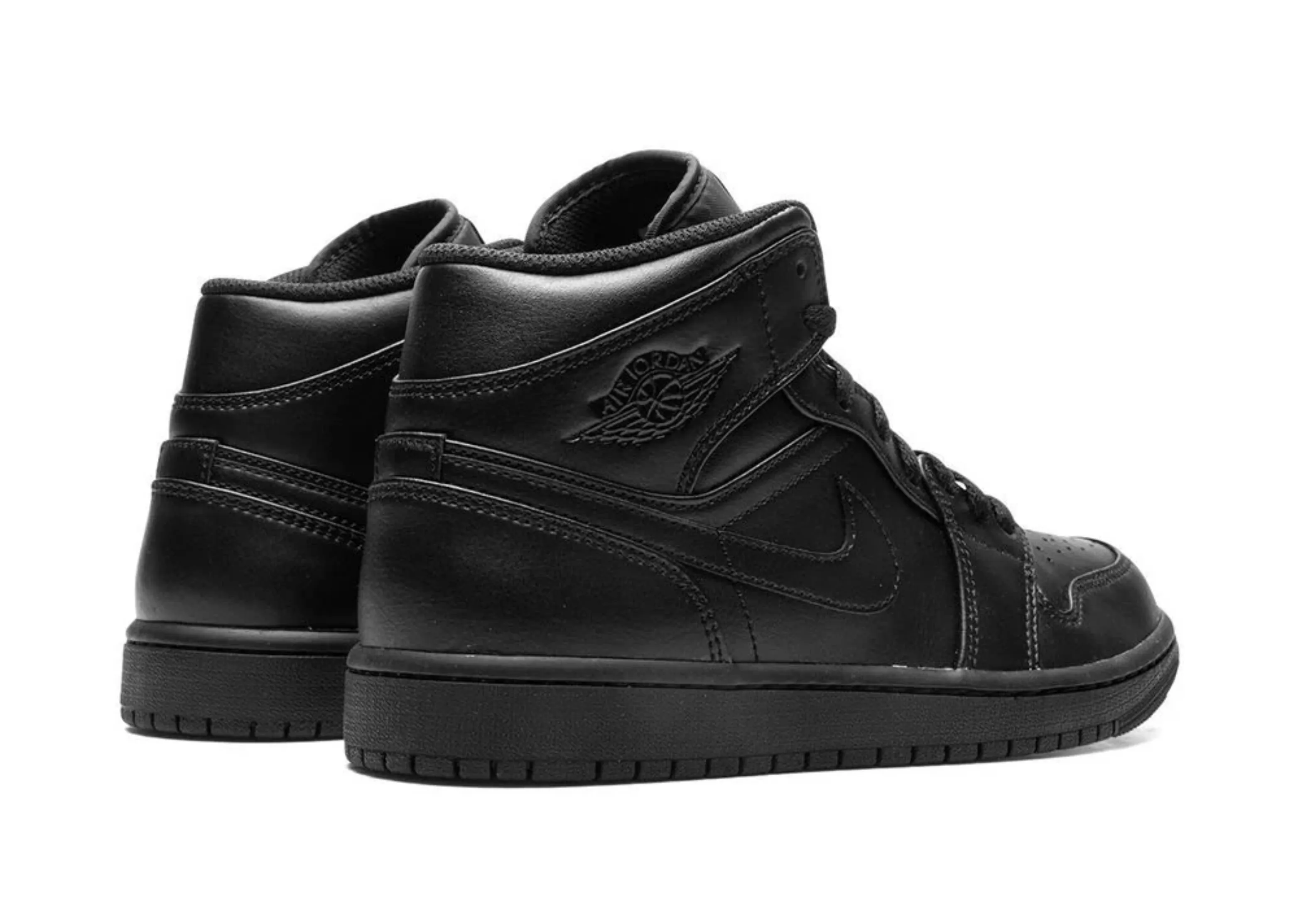 Jordan 1 Mid Triple Black
