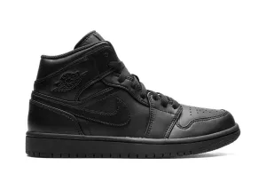 Jordan 1 Mid Triple Black