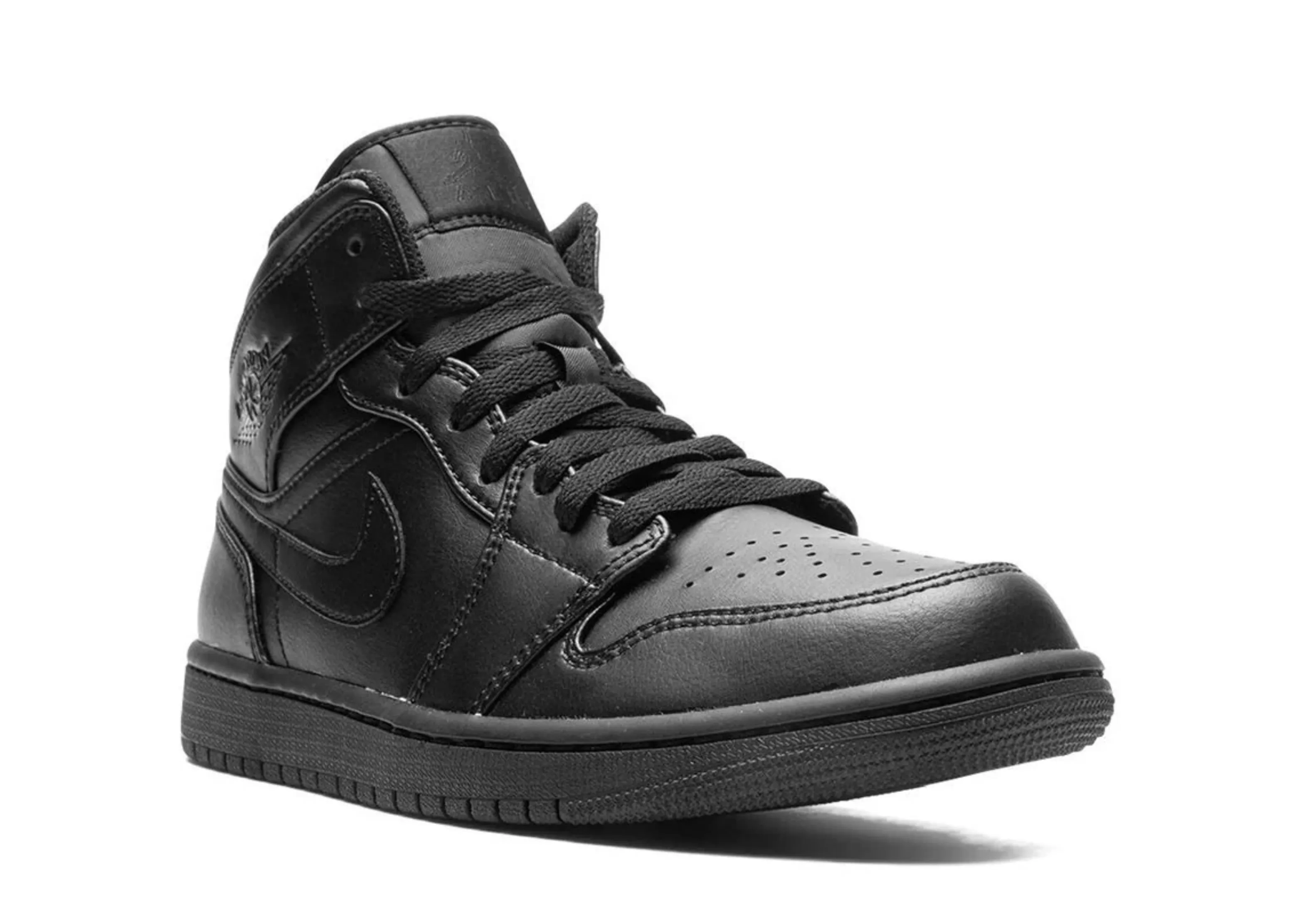 Jordan 1 Mid Triple Black