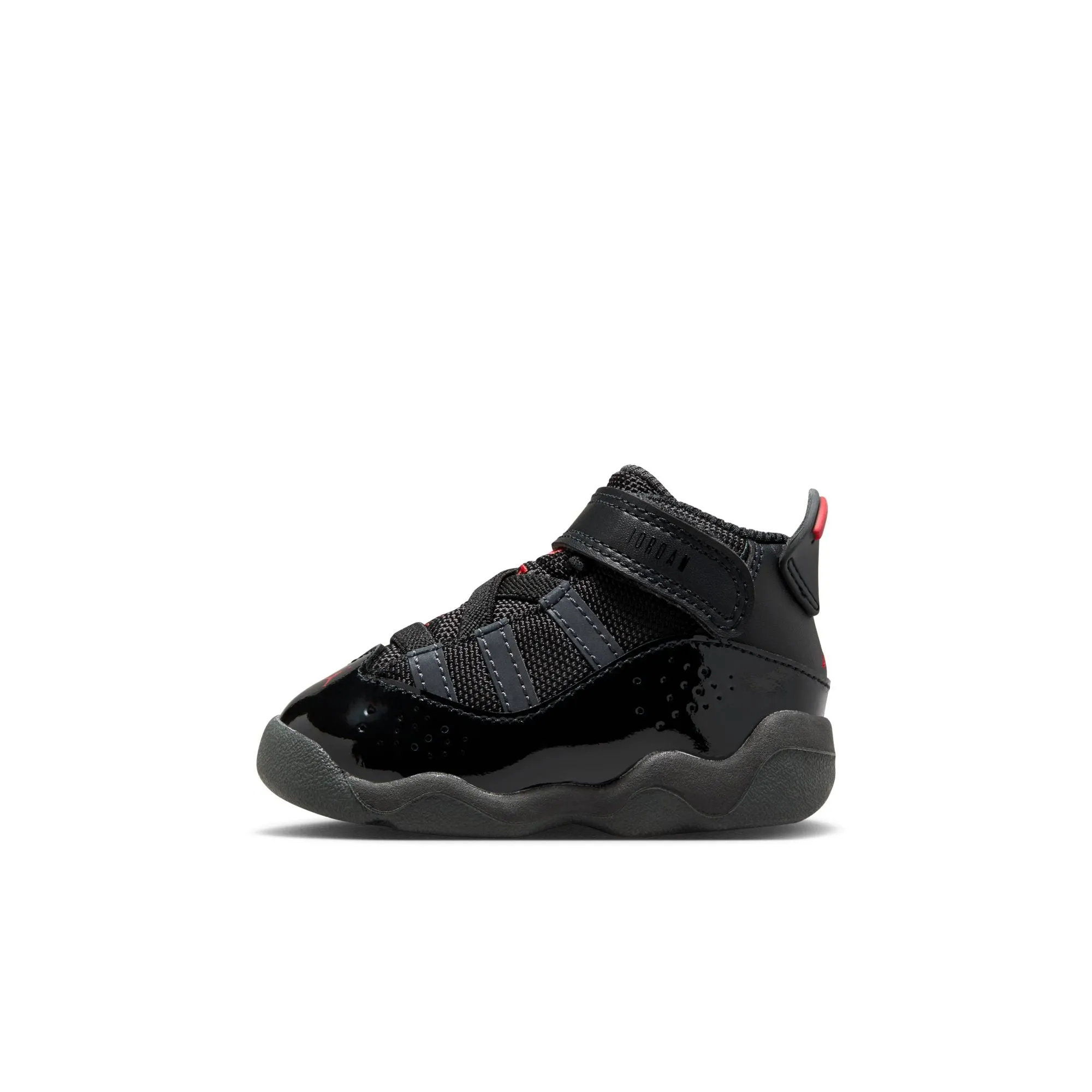KIDS JORDAN 6 RINGS TD (BLACK/FIRE RED/ANTHRACITE)