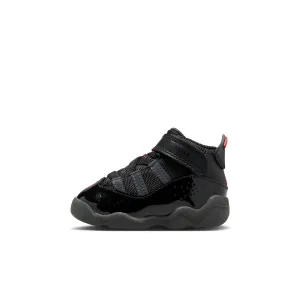 KIDS JORDAN 6 RINGS TD (BLACK/FIRE RED/ANTHRACITE)