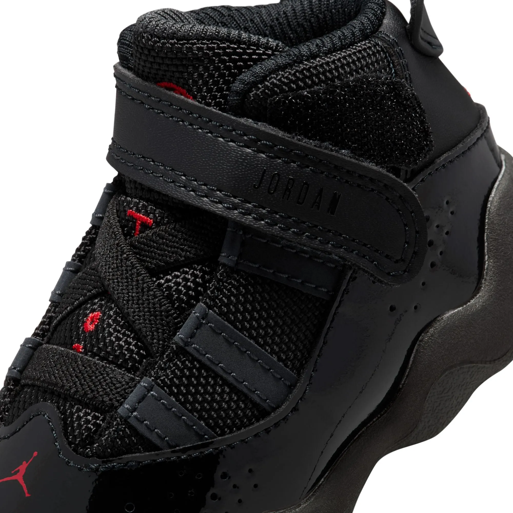 KIDS JORDAN 6 RINGS TD (BLACK/FIRE RED/ANTHRACITE)