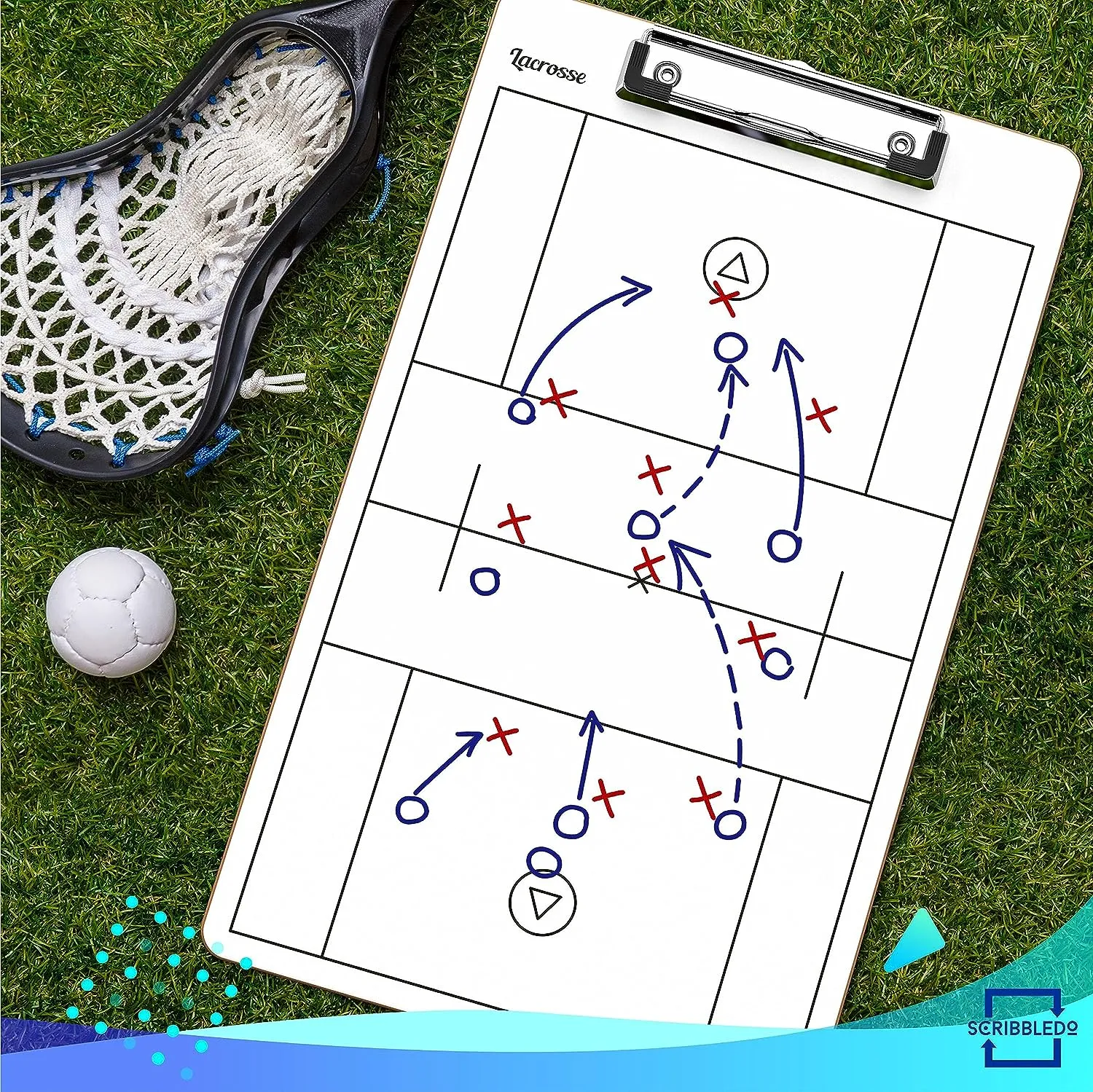 Lacrosse Dry Erase Clipboard 15"x9"