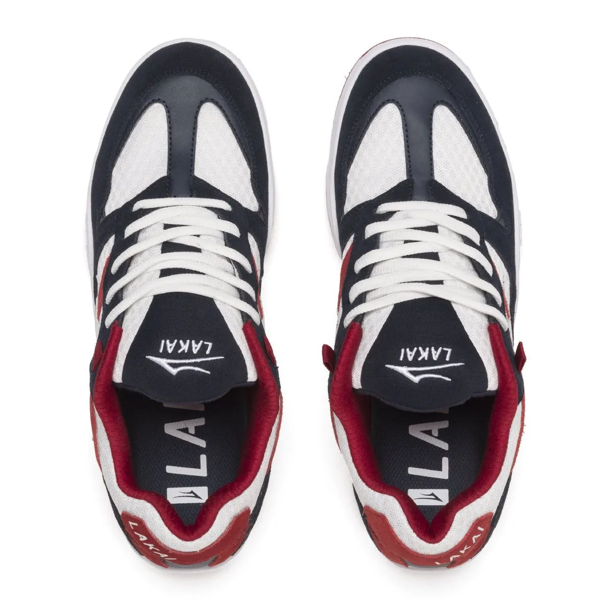 Lakai Evo 2.0 XLK Navy Red Suede Skate Shoes