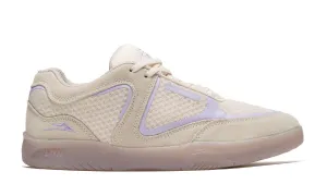Lakai Fade Cream Lavender Suede Skate Shoes