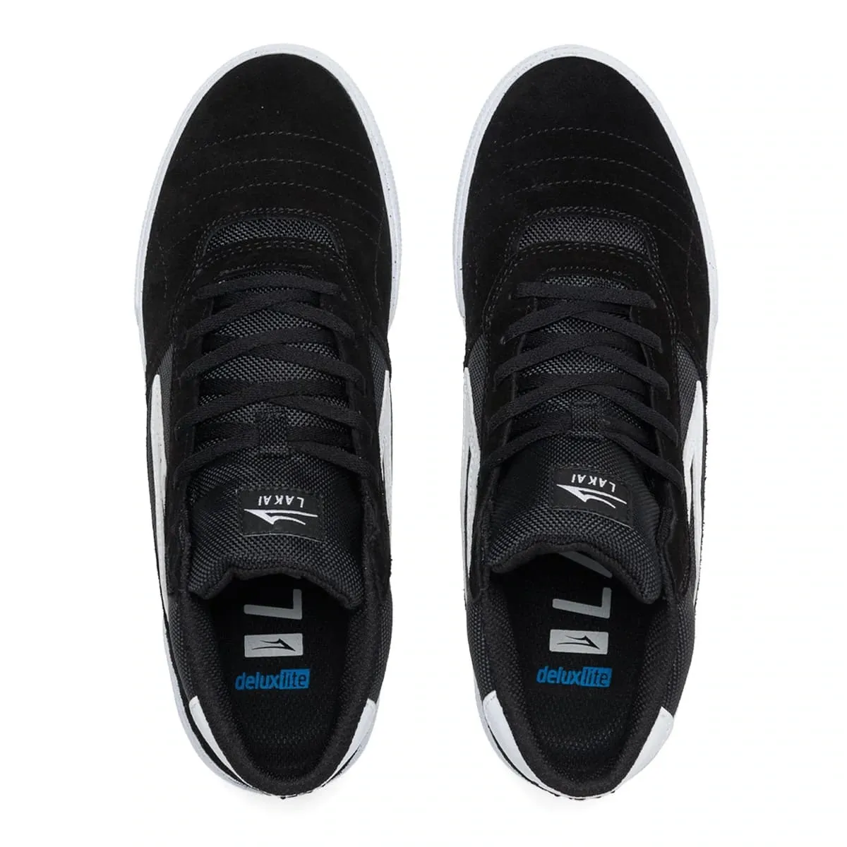 Lakai Shoes Cambridge Mid - Black/White Suede