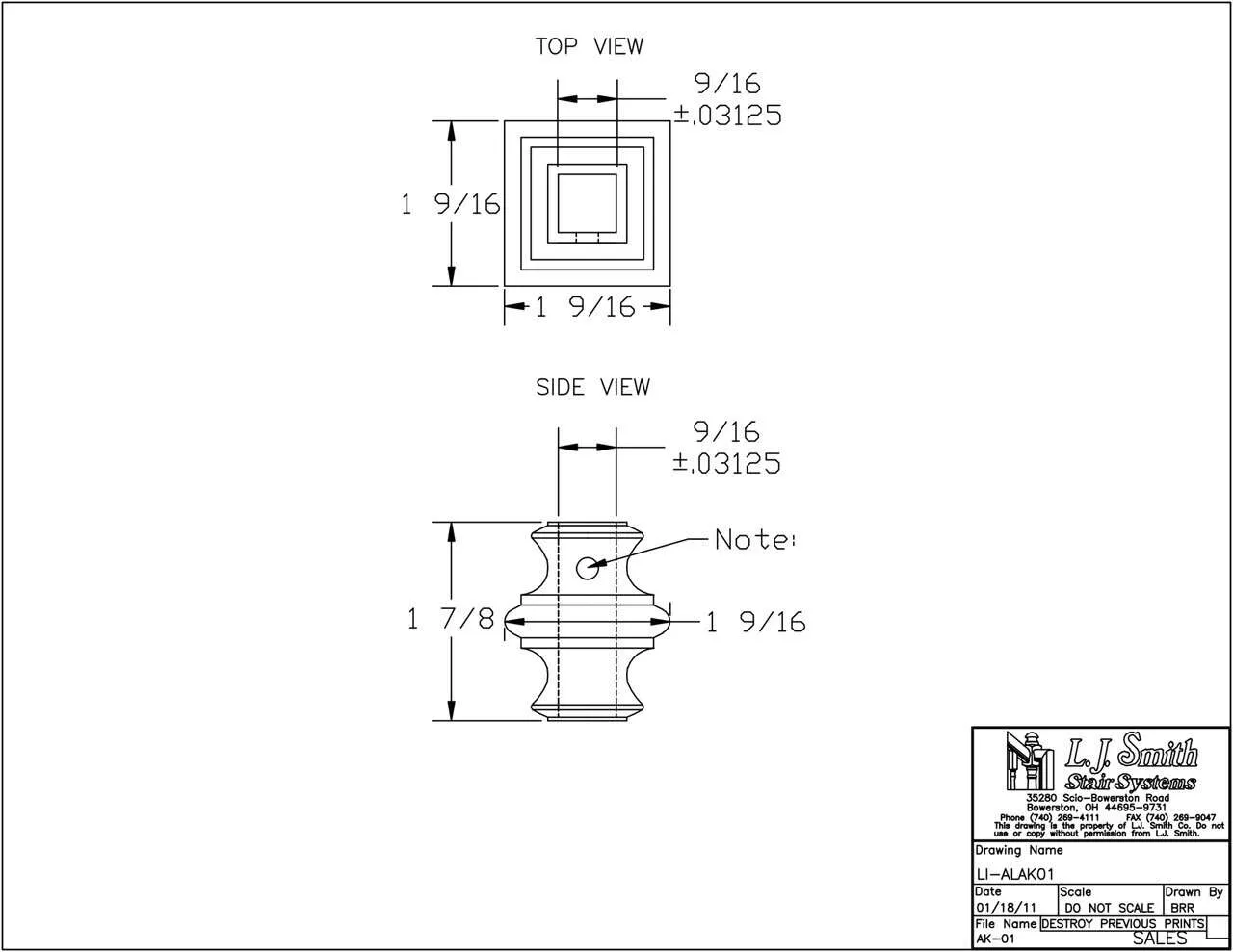 LI-ALAK01 - Adjustable Knuckle