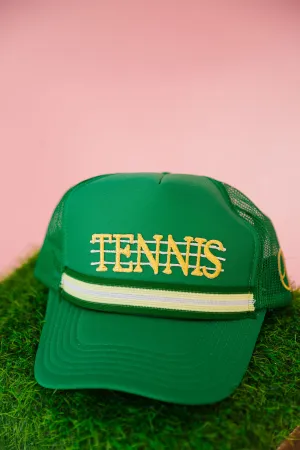 MATCH POINT GREEN TRUCKER HAT
