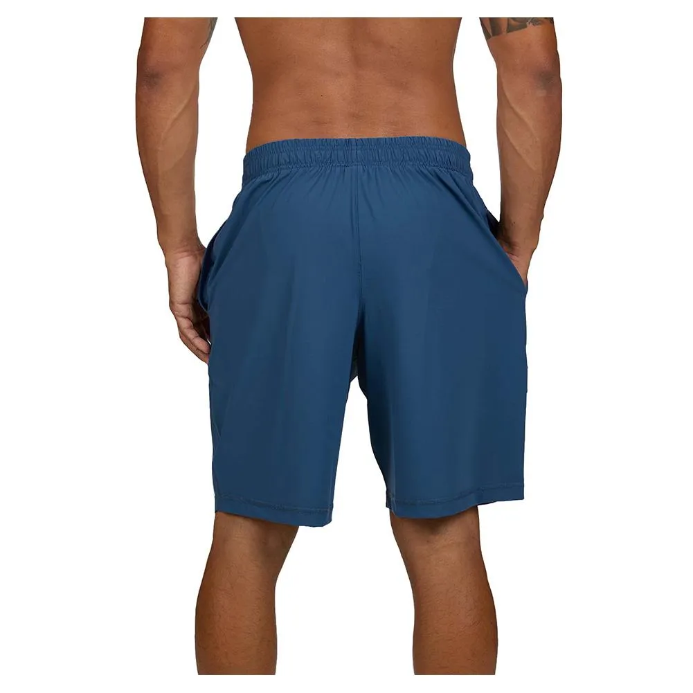 Men's SB Sport Game 9 Inch Tennis Short Steel Blue