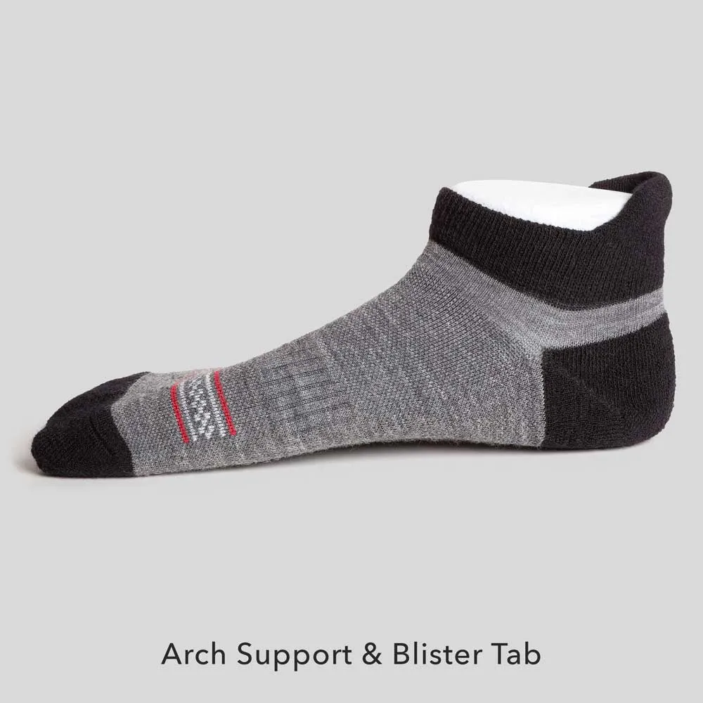 Merino Wool No Show Blister Tab | Combo 4 Pairs