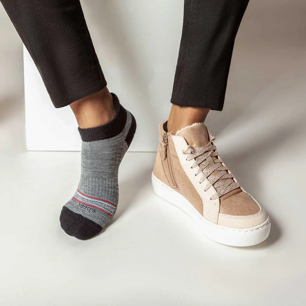 Merino Wool No Show Blister Tab | Combo 4 Pairs