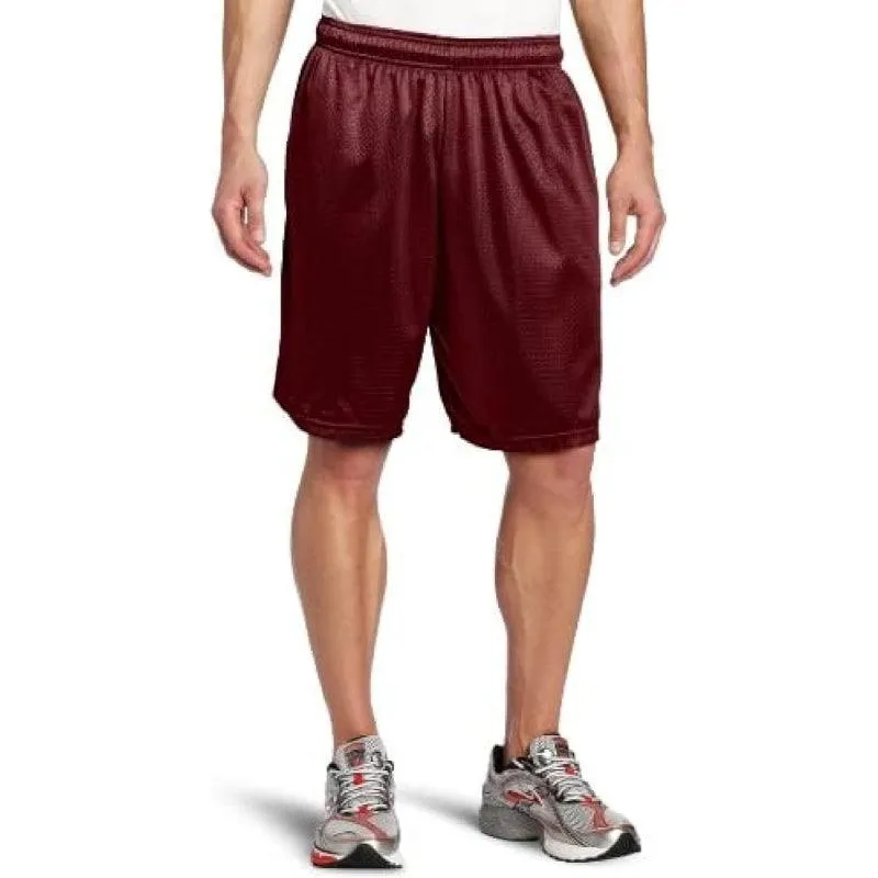 Mesh Pocket Shorts With Elastic Closure