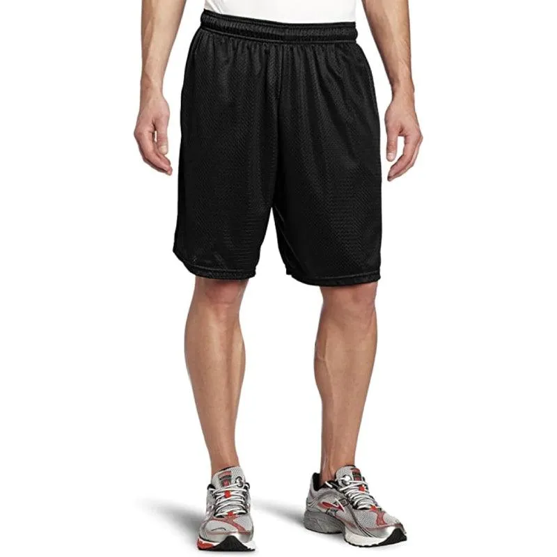 Mesh Pocket Shorts With Elastic Closure