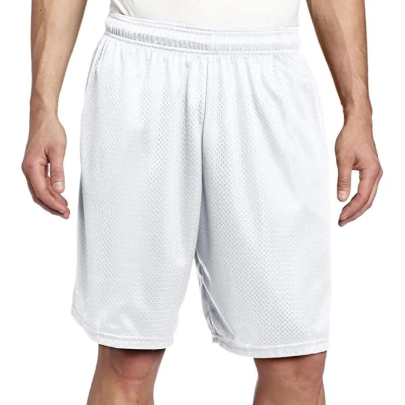 Mesh Pocket Shorts With Elastic Closure