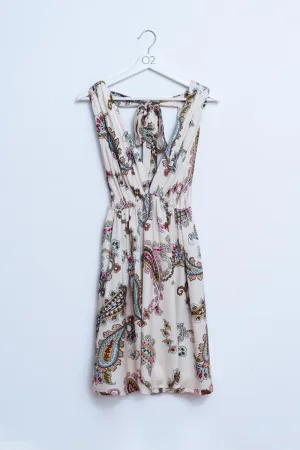 Mini Sundress In Paisley Floral