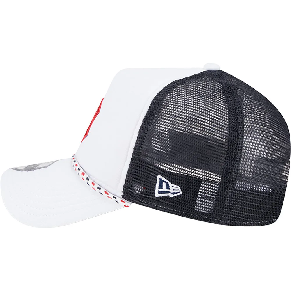 MLB Boston Red Sox New Era Court Sport 9FORTY A-Frame Adjustable Hat