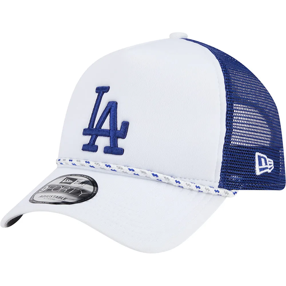 MLB Los Angeles Dodgers New Era Court Sport 9FORTY A-Frame Adjustable Hat