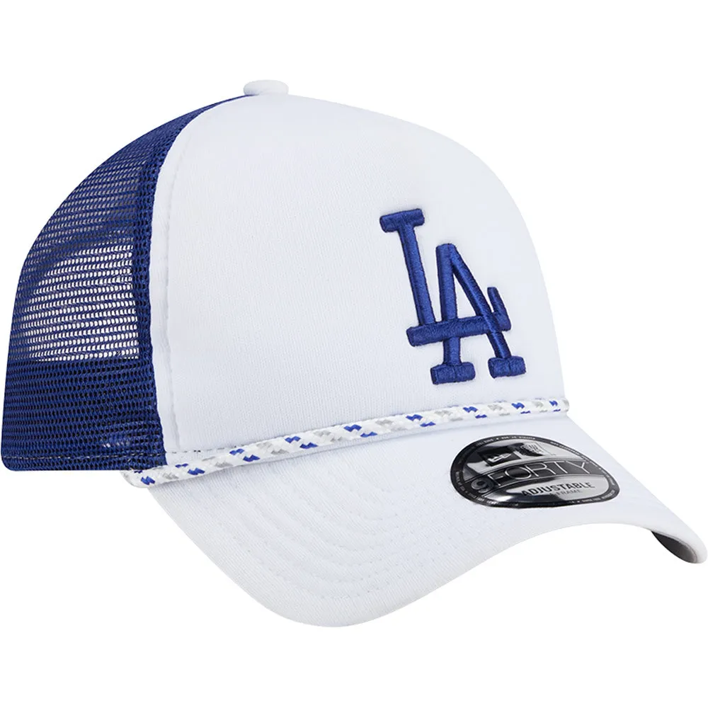 MLB Los Angeles Dodgers New Era Court Sport 9FORTY A-Frame Adjustable Hat