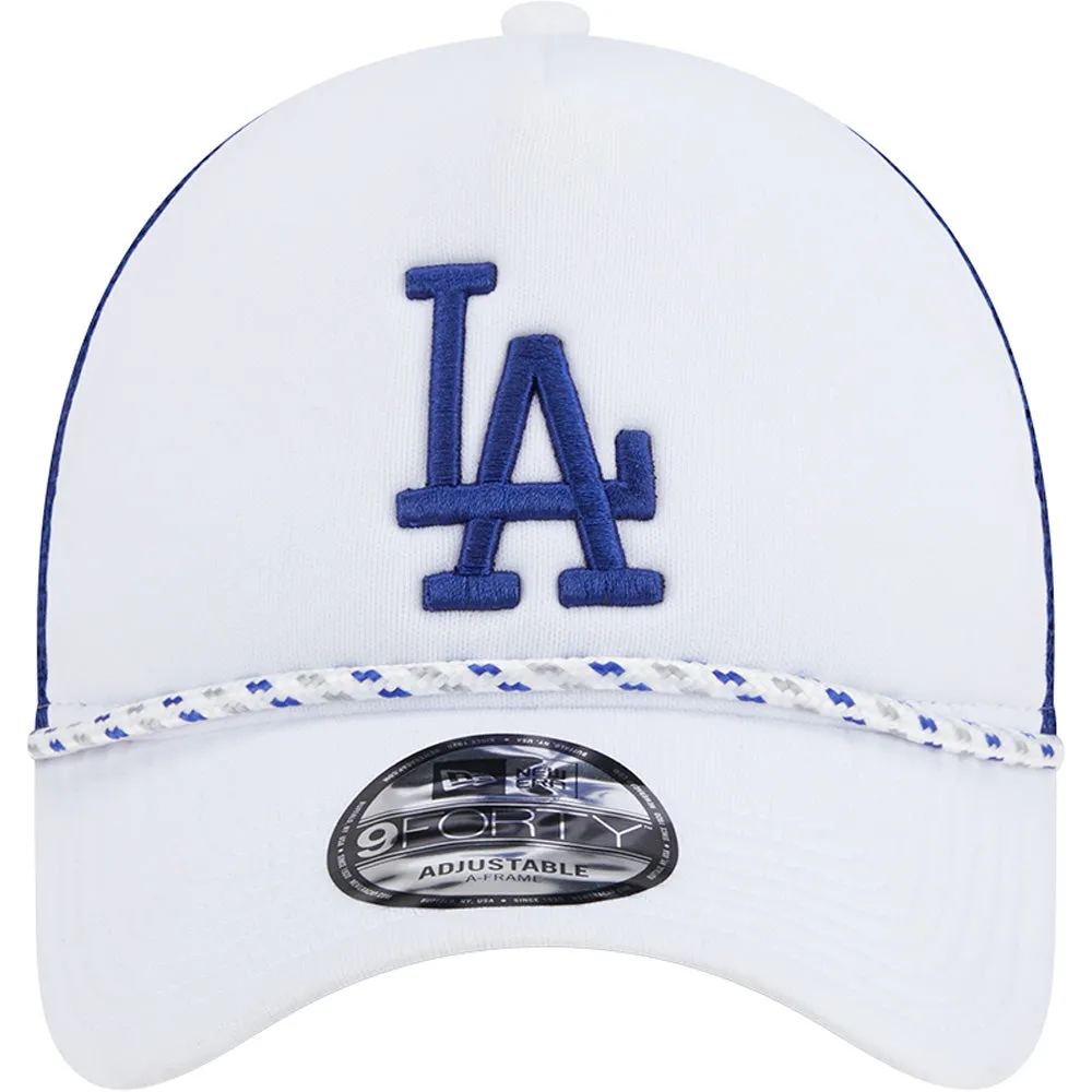MLB Los Angeles Dodgers New Era Court Sport 9FORTY A-Frame Adjustable Hat