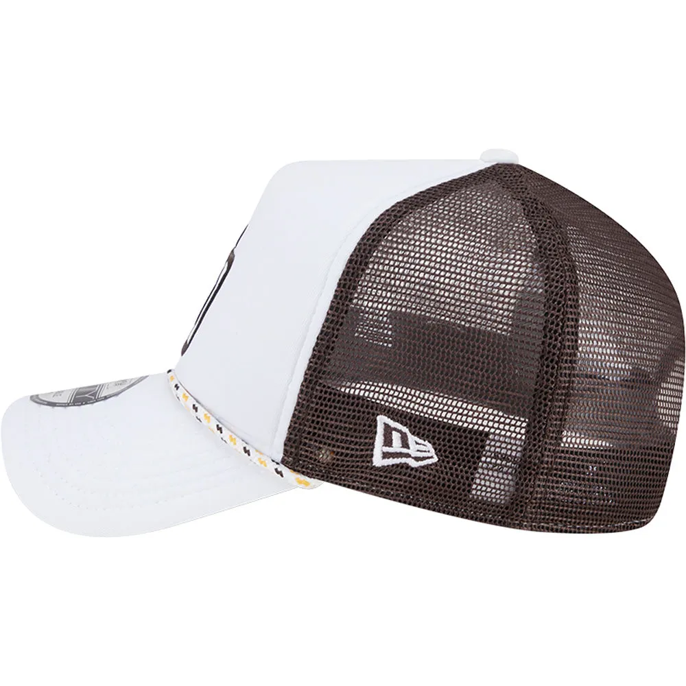MLB San Diego Padres New Era Court Sport 9FORTY A-Frame Adjustable Hat