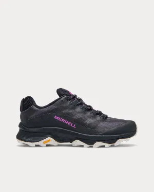 Moab Speed Black / Purple Low Top Sneakers