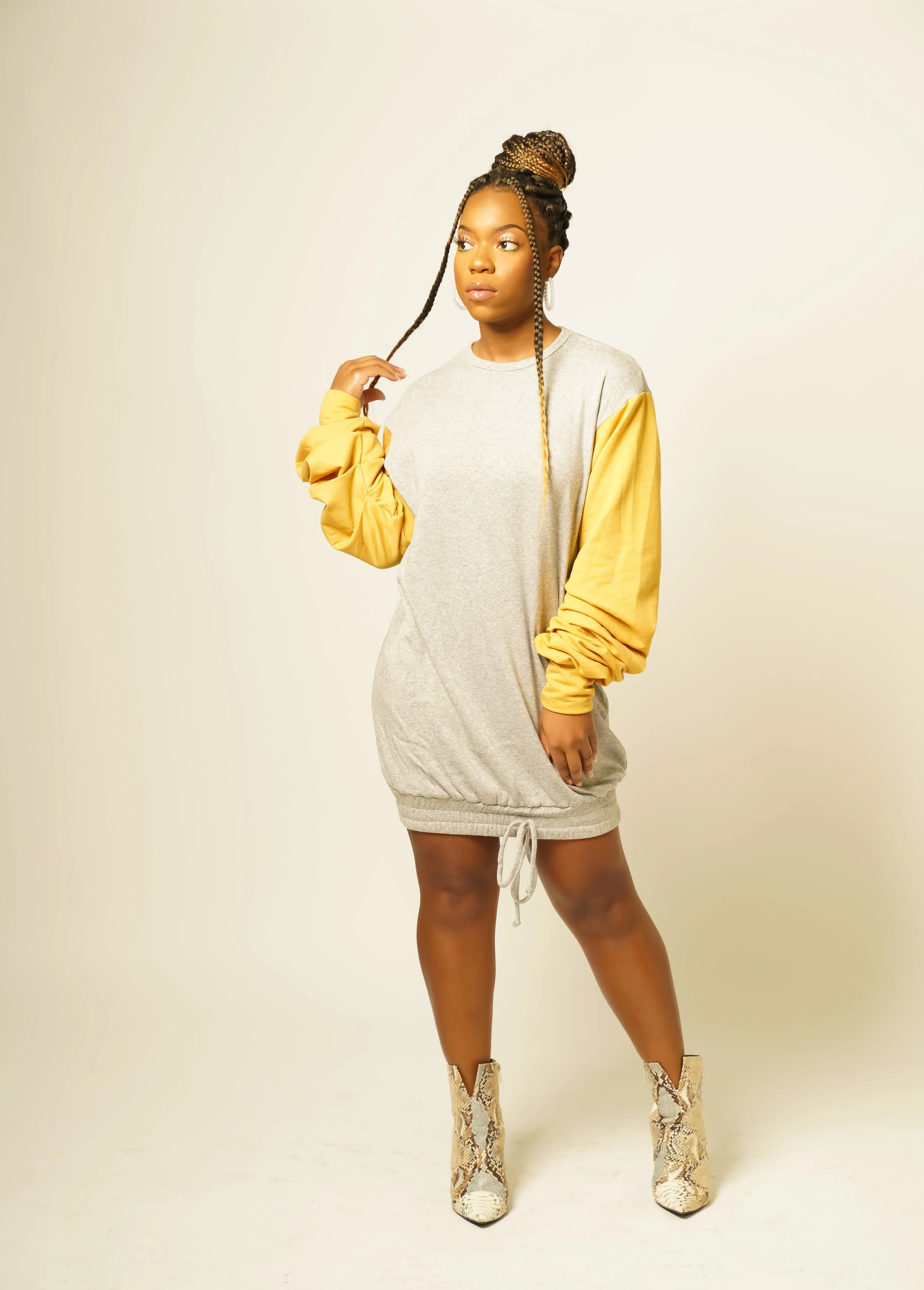 MUSTard HAVE Weekend Sweatshirt Dress