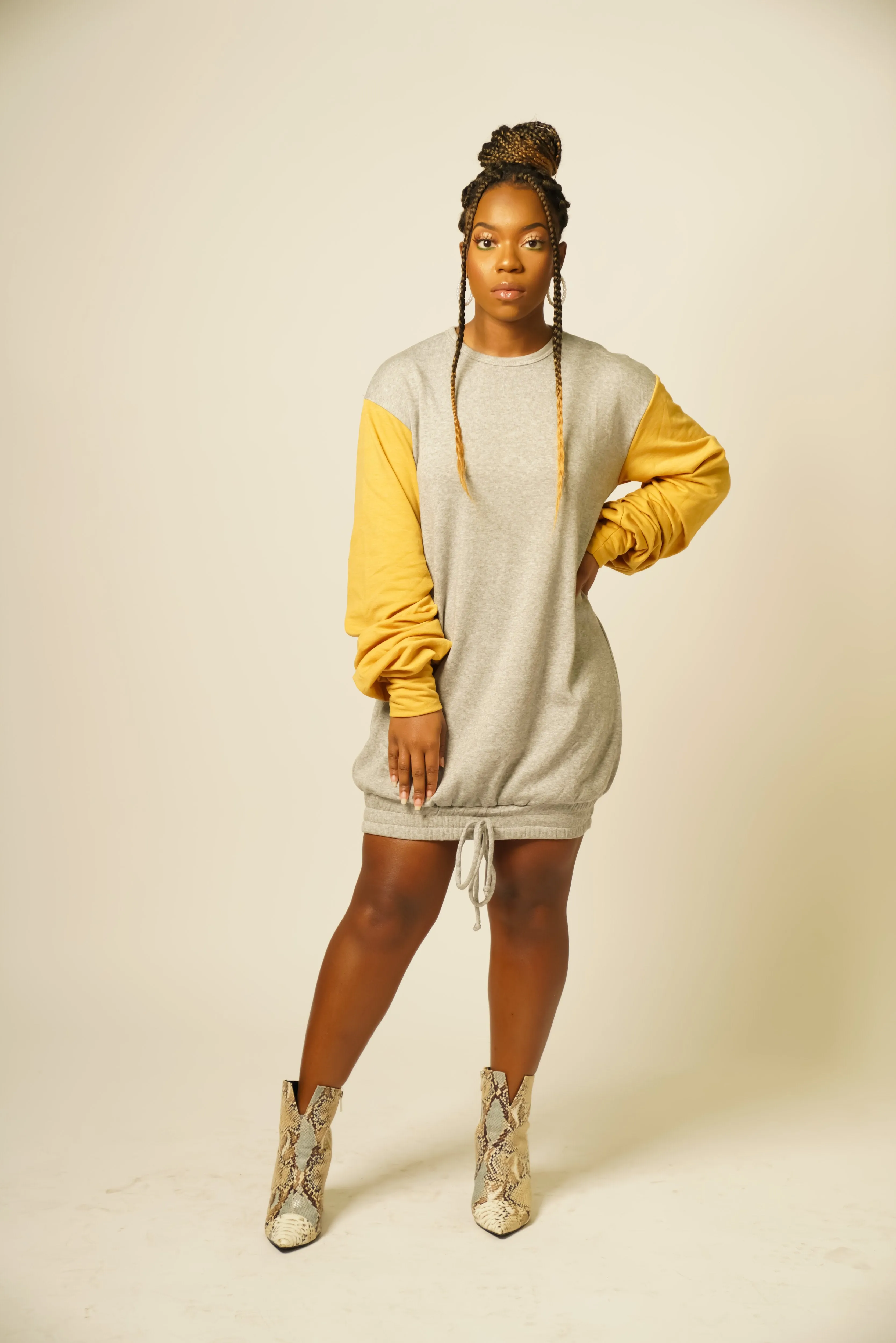 MUSTard HAVE Weekend Sweatshirt Dress
