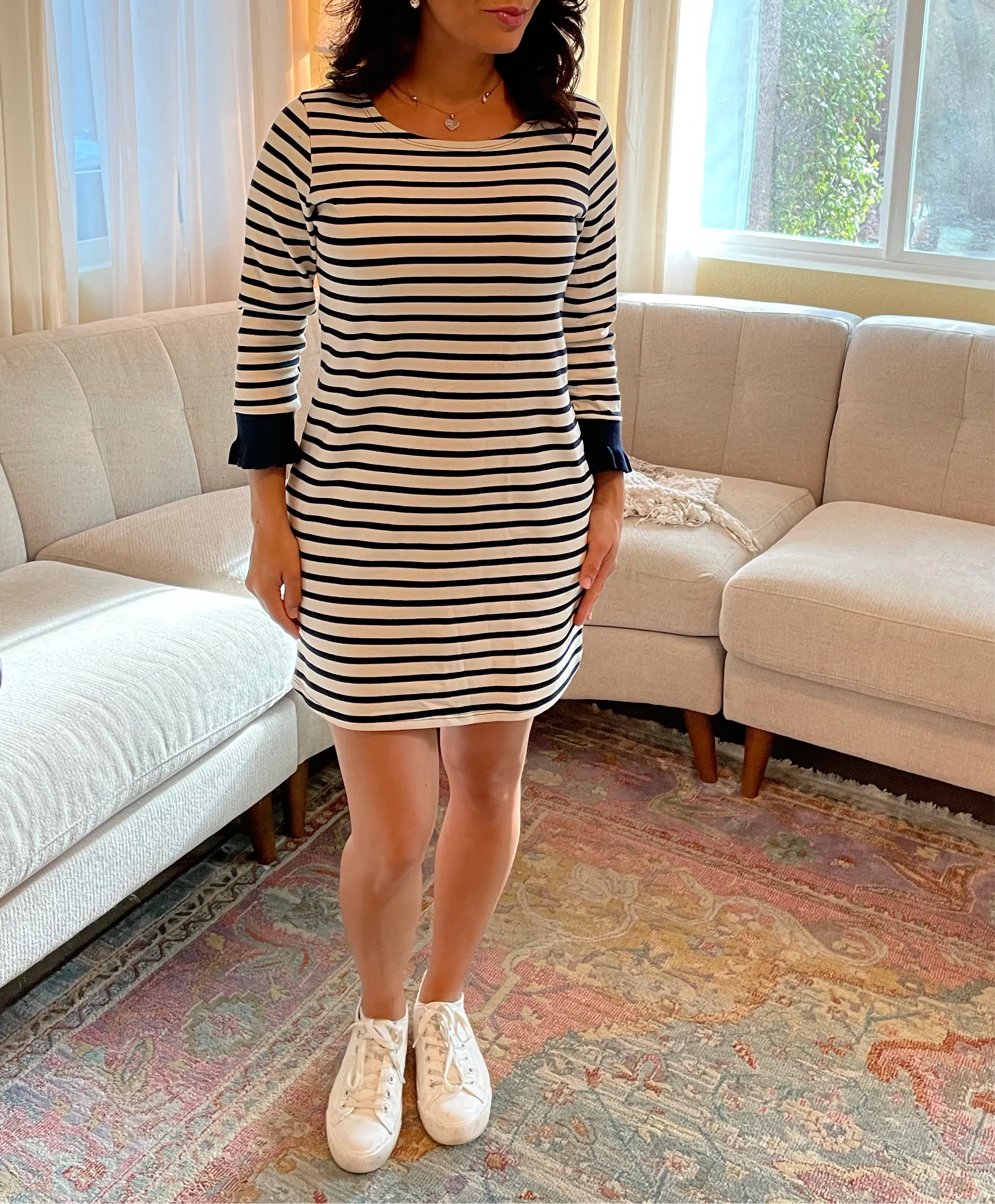 Nautical Stripe Knit Dress