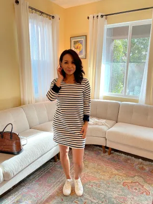Nautical Stripe Knit Dress