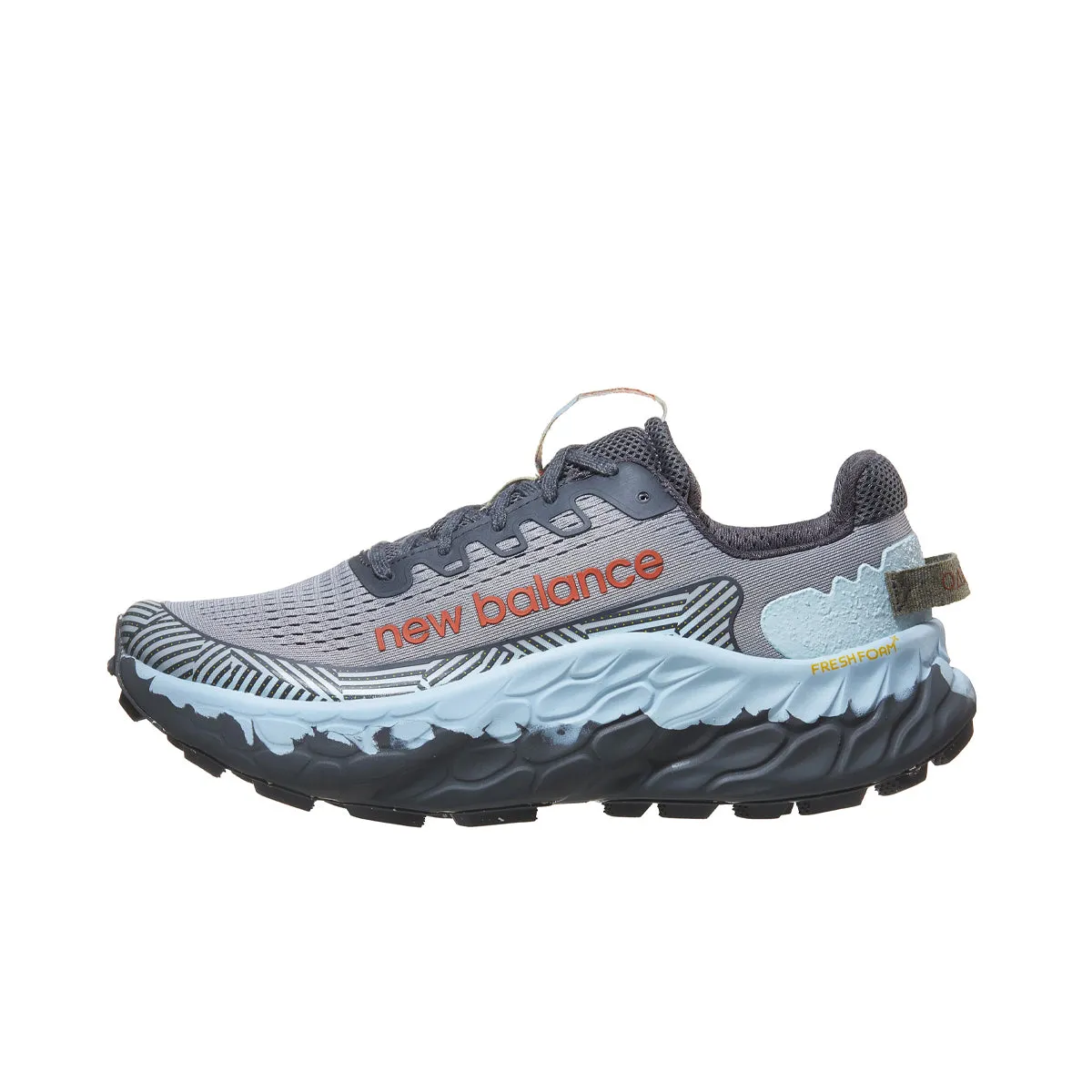 New Balance Mens Fresh Foam X More Trail v3 Running Sneakers MTMORAG3 Raincloud/Quarry Blue/Infield Clay