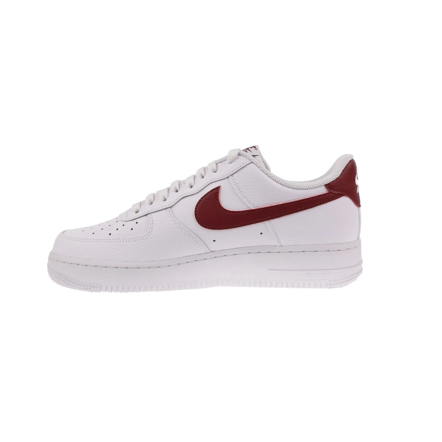 Nike Air Force 1 '07 Men's Shoes White-Team Red