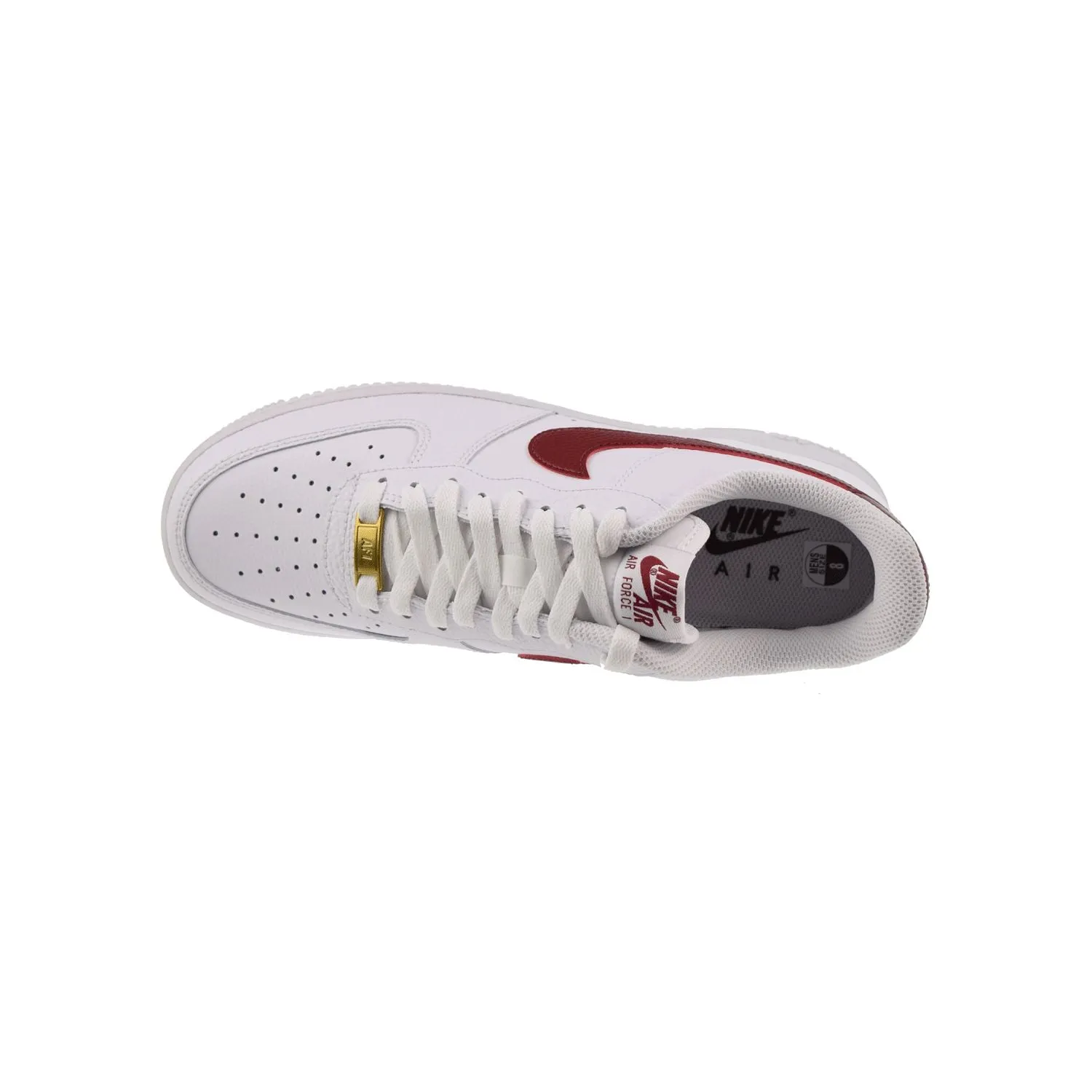 Nike Air Force 1 '07 Men's Shoes White-Team Red