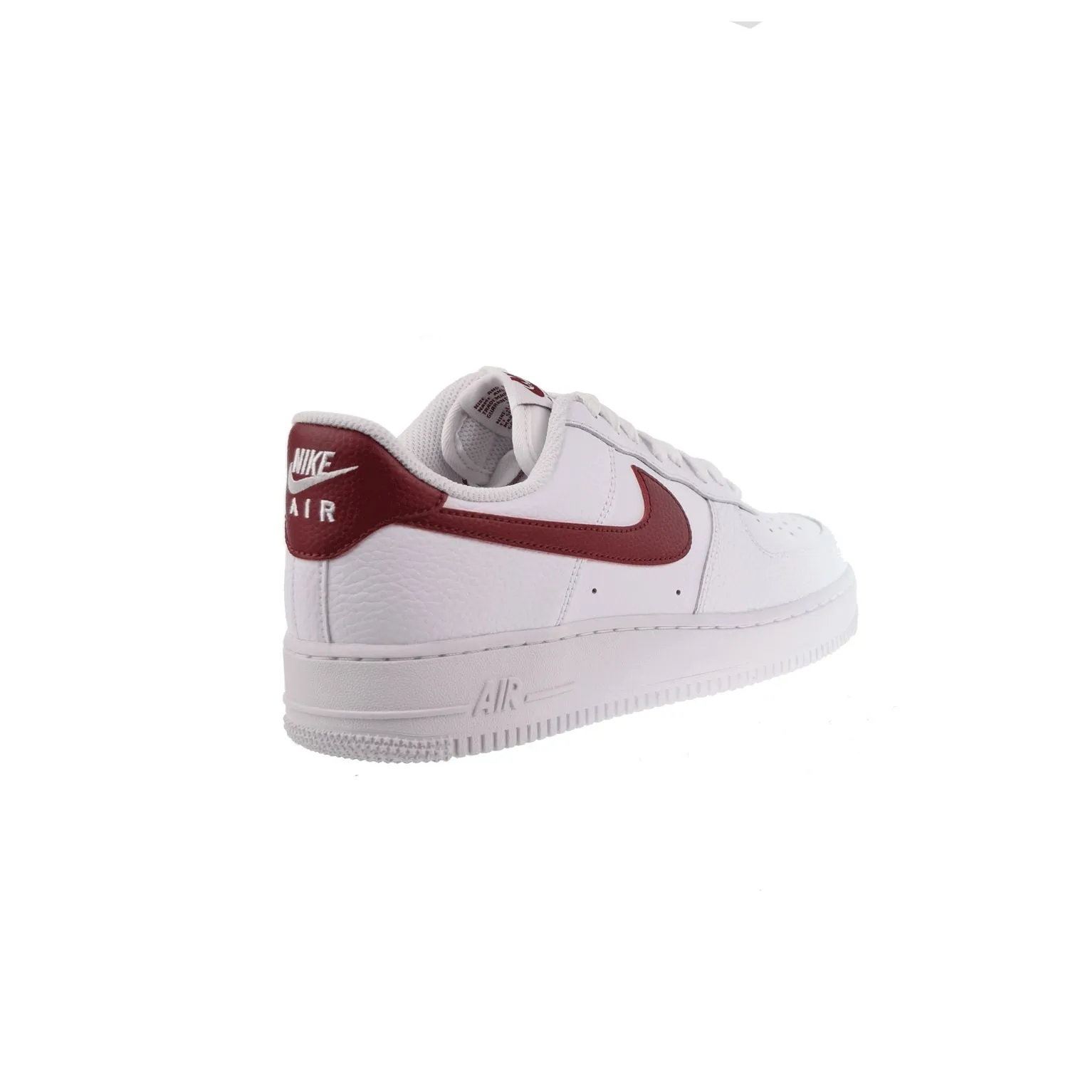 Nike Air Force 1 '07 Men's Shoes White-Team Red