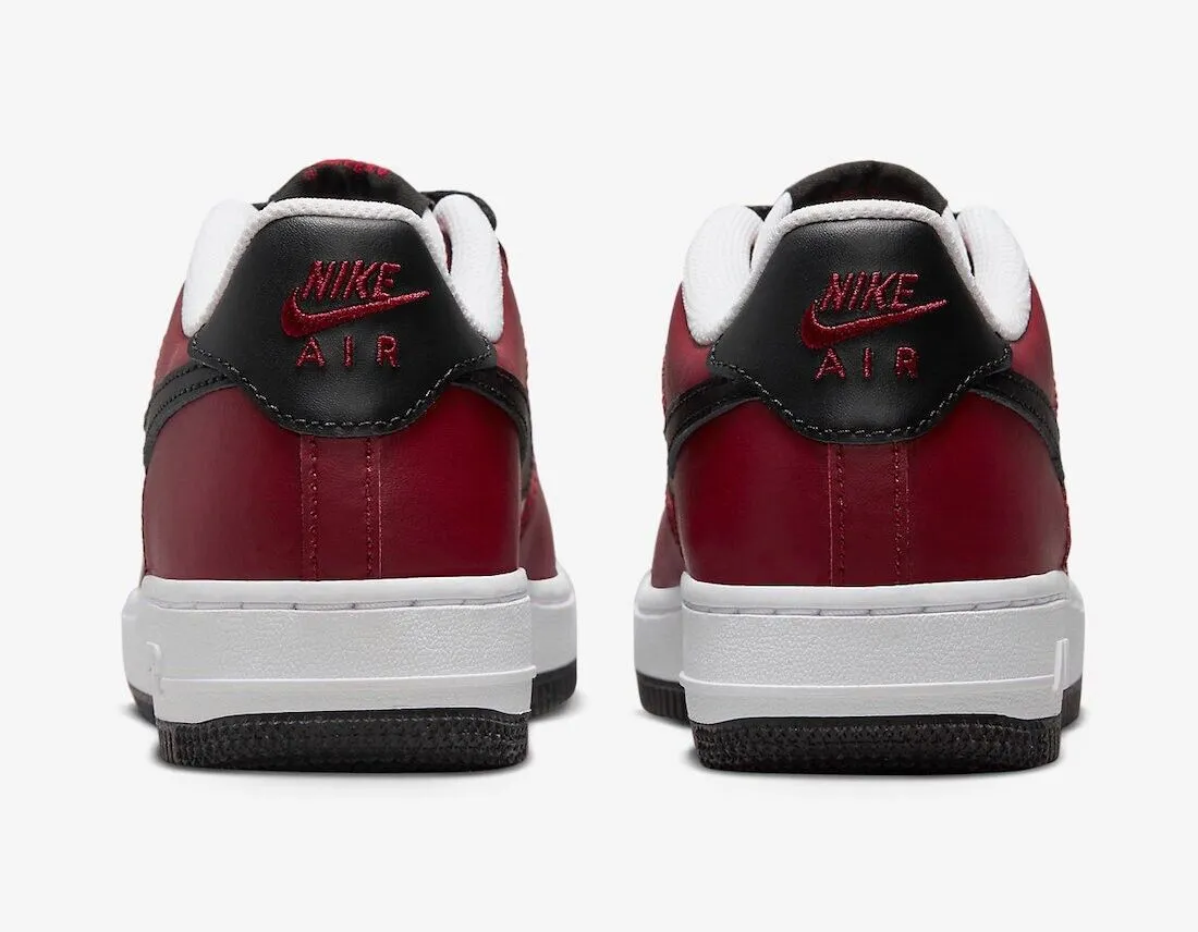 Nike Air Force 1 LV8 FD0300-600 Youth White/Team Red/Black Sneaker Shoes C695