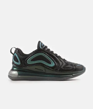 Nike Air Max 720 'Iridescent Mesh' Shoes - Black / Black - Metallic Silver
