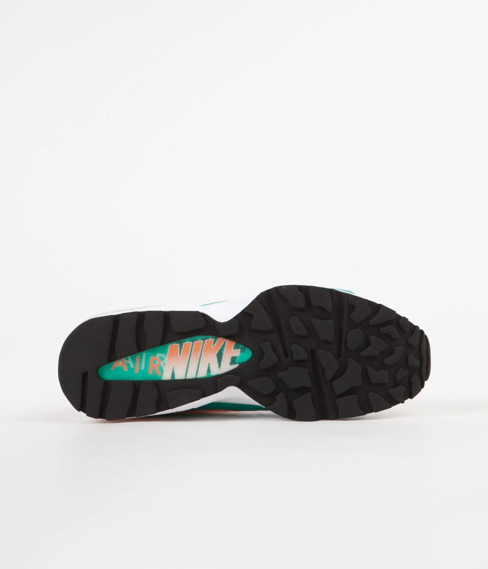 Nike Air Max '93 Shoes - White / Crimson Bliss - Kinetic Green - Black