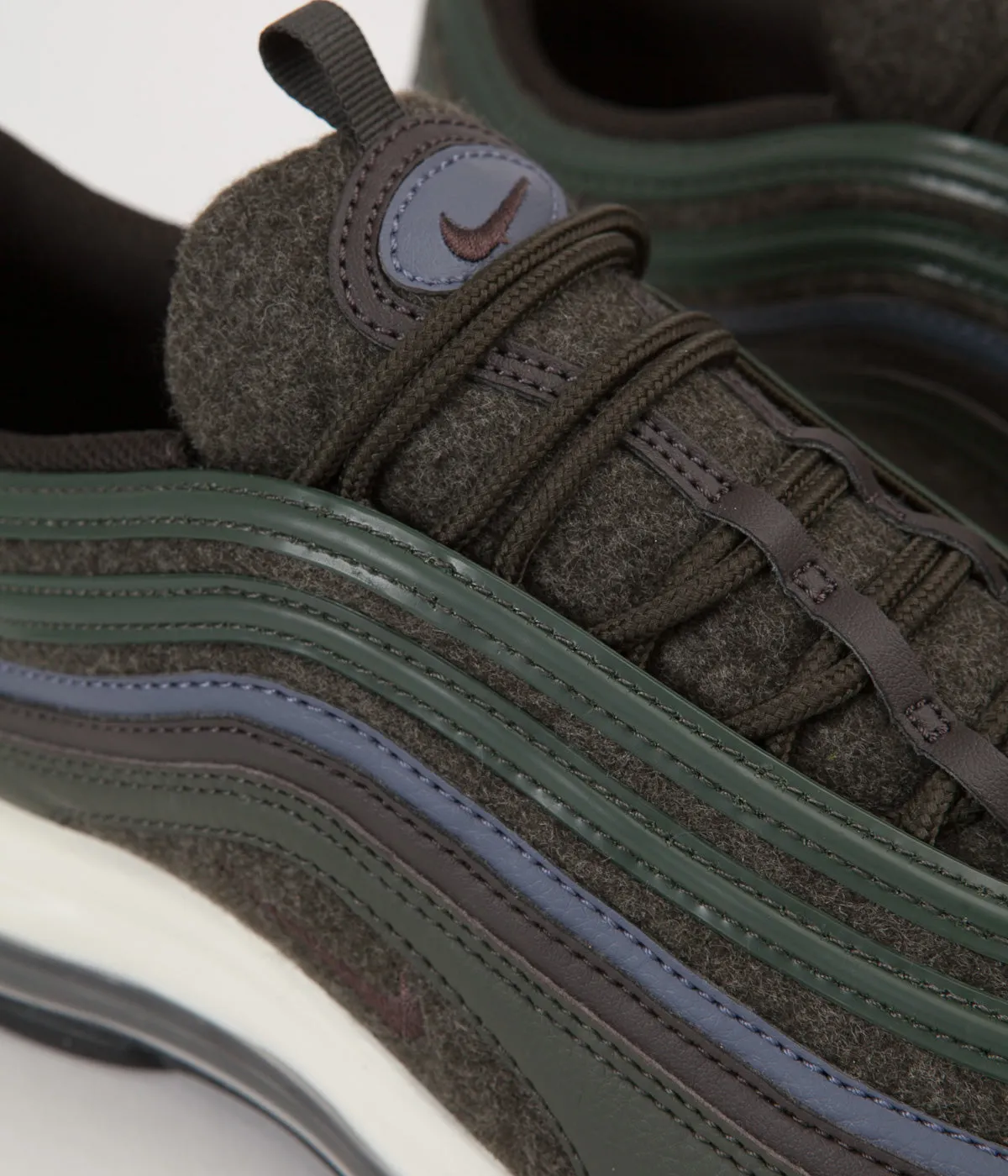 Nike Air Max 97 Premium Shoes - Sequoia / Velvet Brown - Light Carbon - Sail