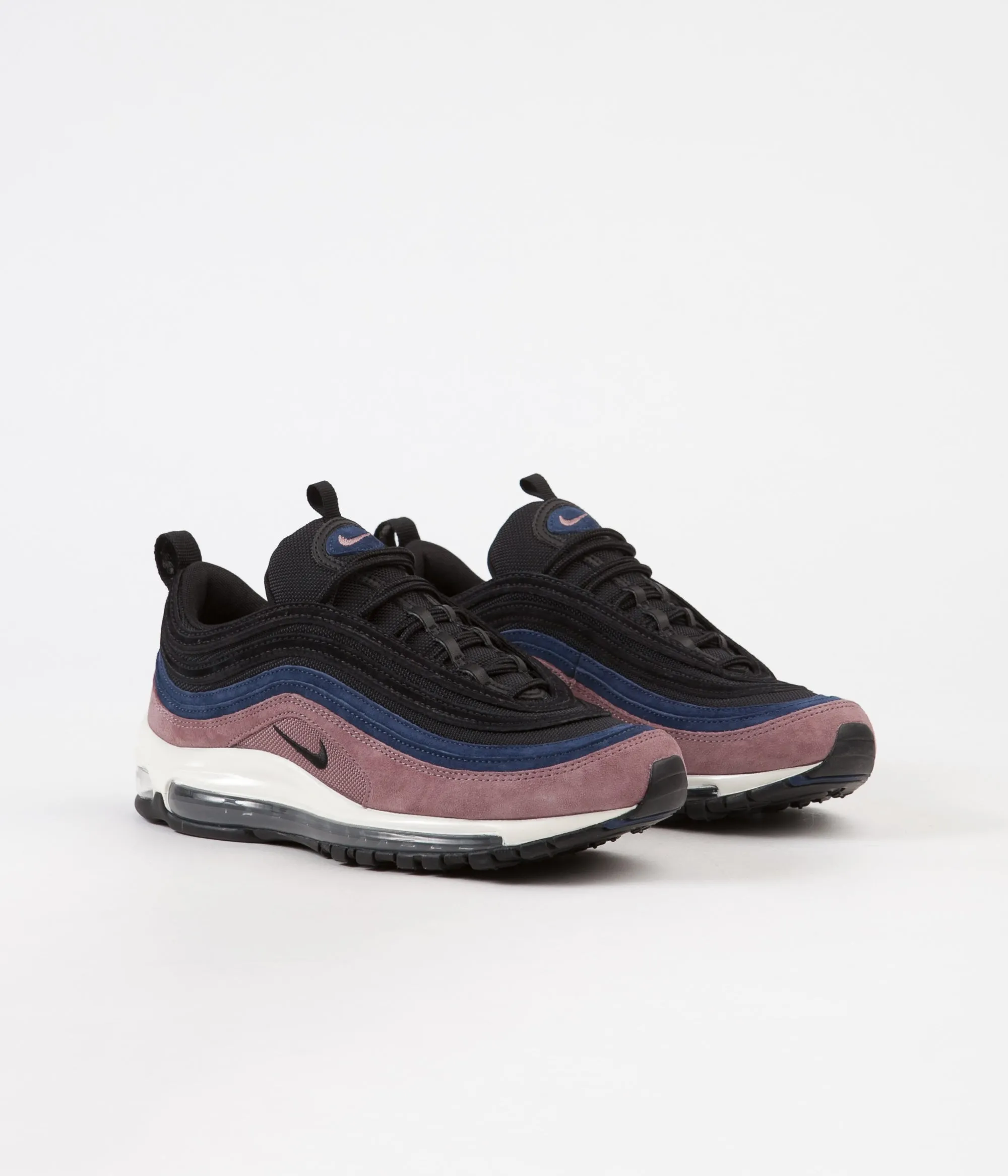Nike Air Max 97 Premium Shoes - Smokey Mauve / Black - Midnight Navy - Sail