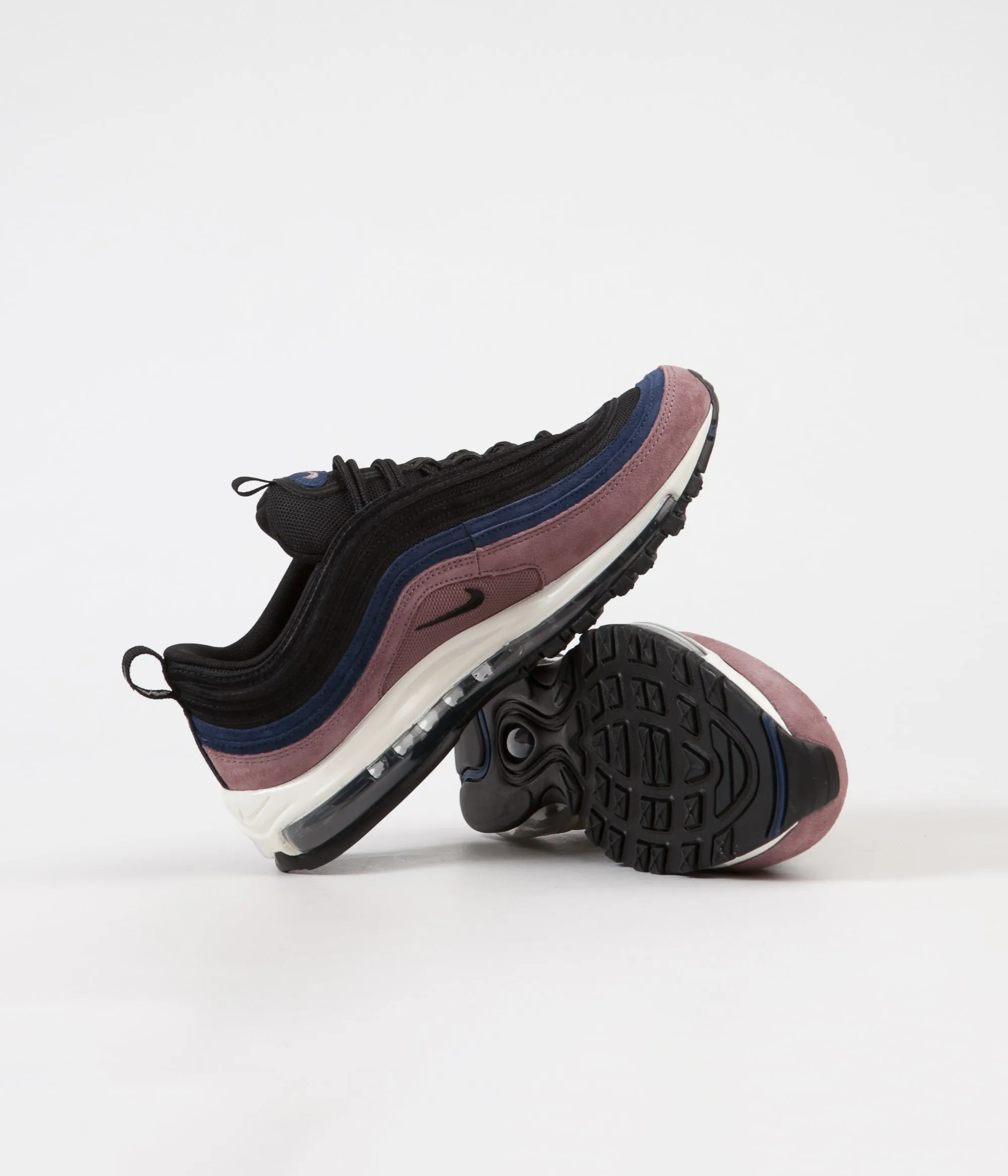 Nike Air Max 97 Premium Shoes - Smokey Mauve / Black - Midnight Navy - Sail