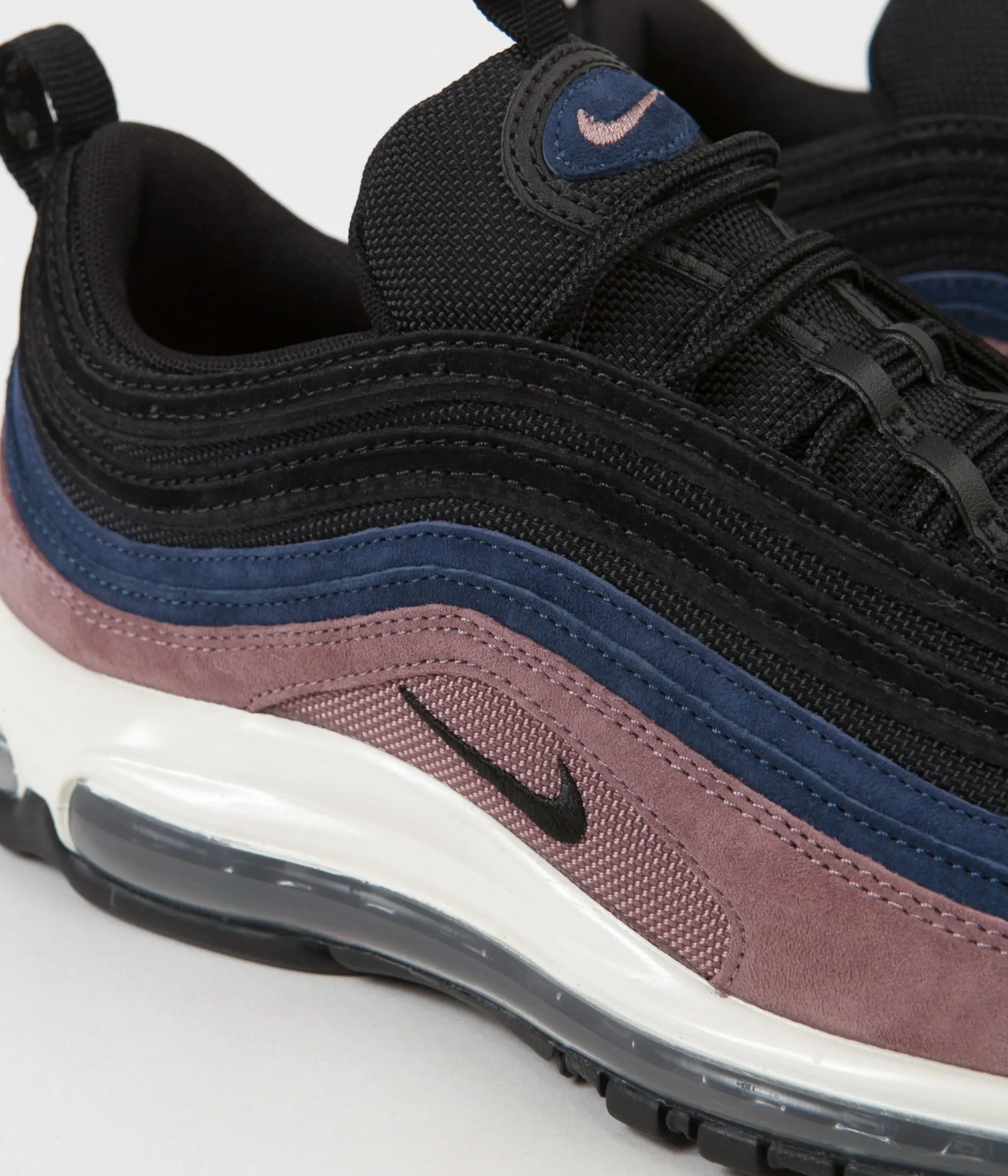 Nike Air Max 97 Premium Shoes - Smokey Mauve / Black - Midnight Navy - Sail