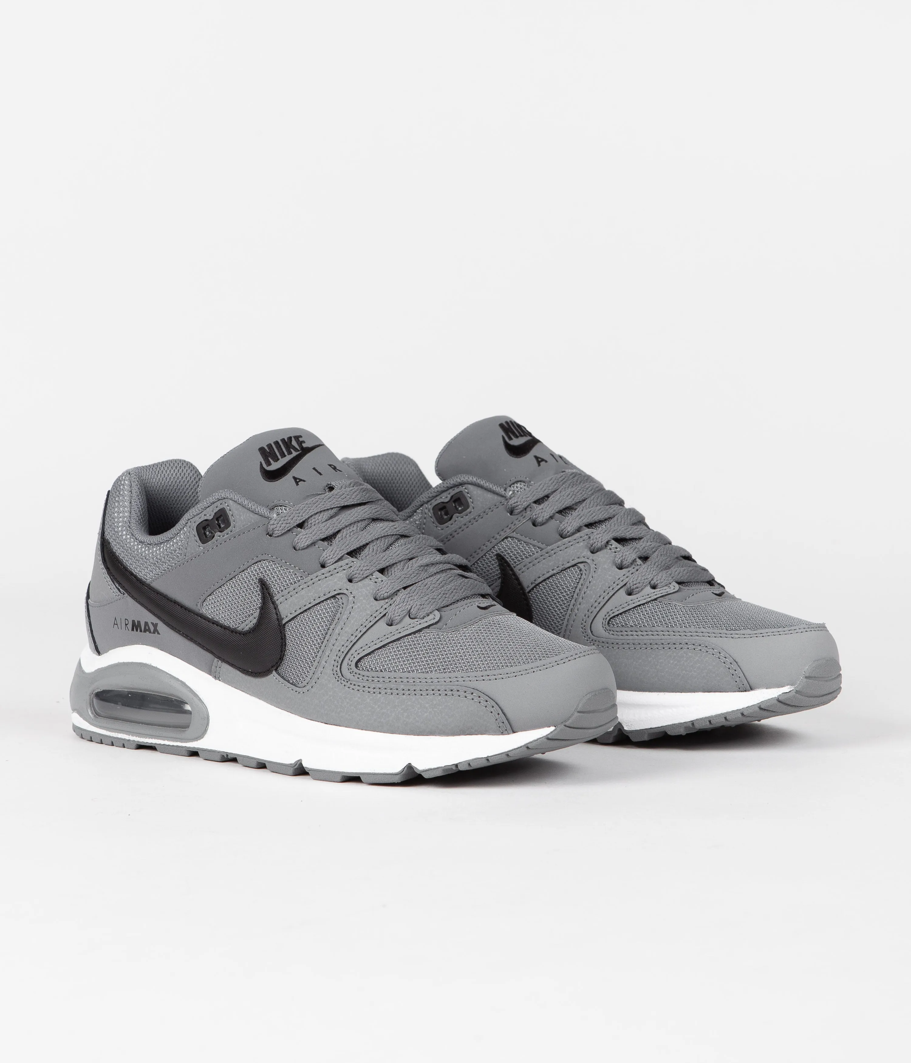 Nike Air Max Command Shoes - Cool Grey / Black - White