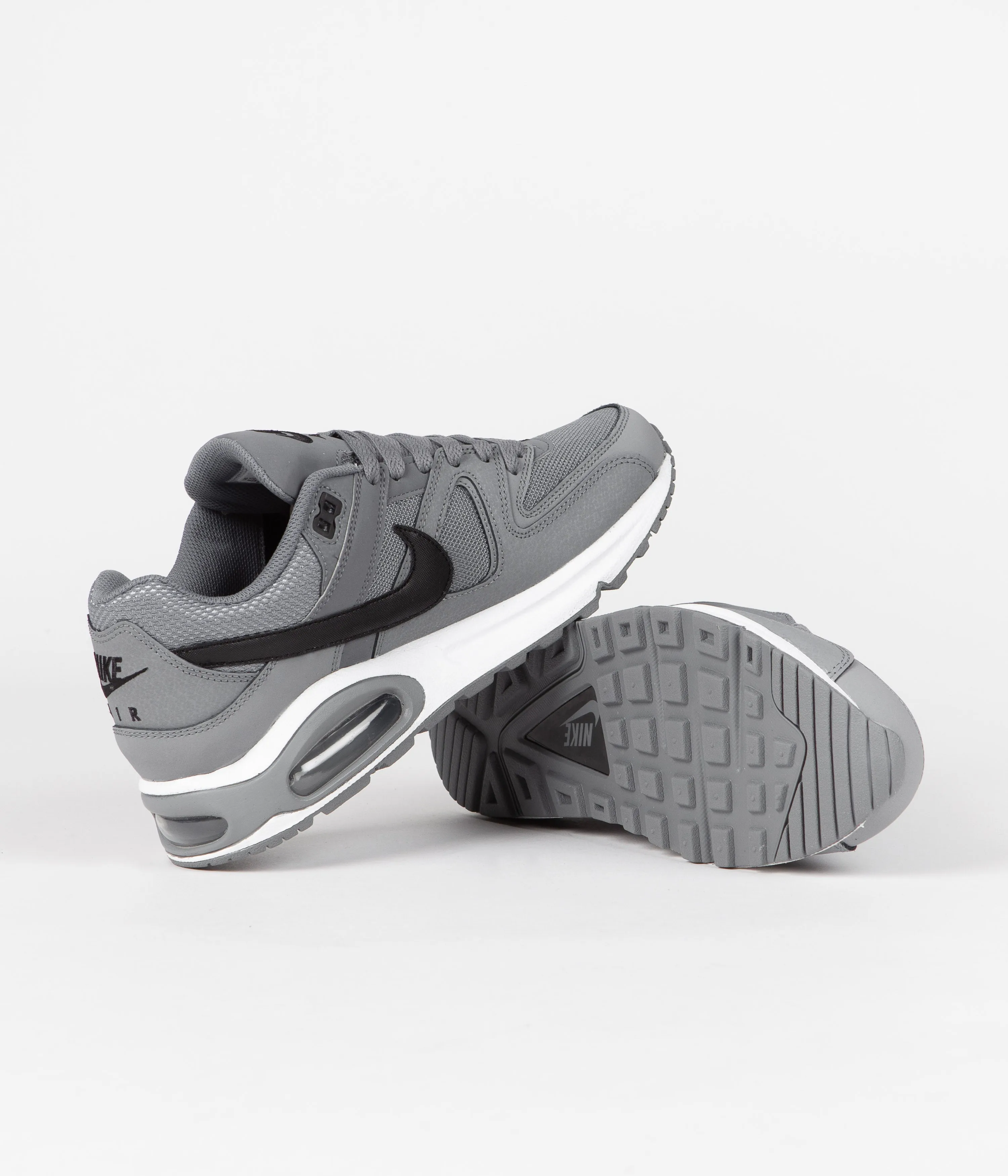 Nike Air Max Command Shoes - Cool Grey / Black - White
