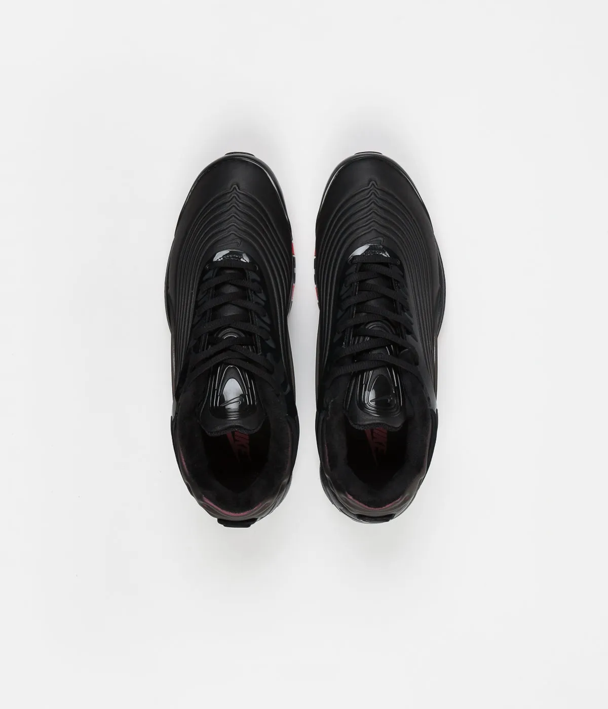 Nike Air Max Deluxe SE Shoes - Black / Anthracite - Bright Crimson