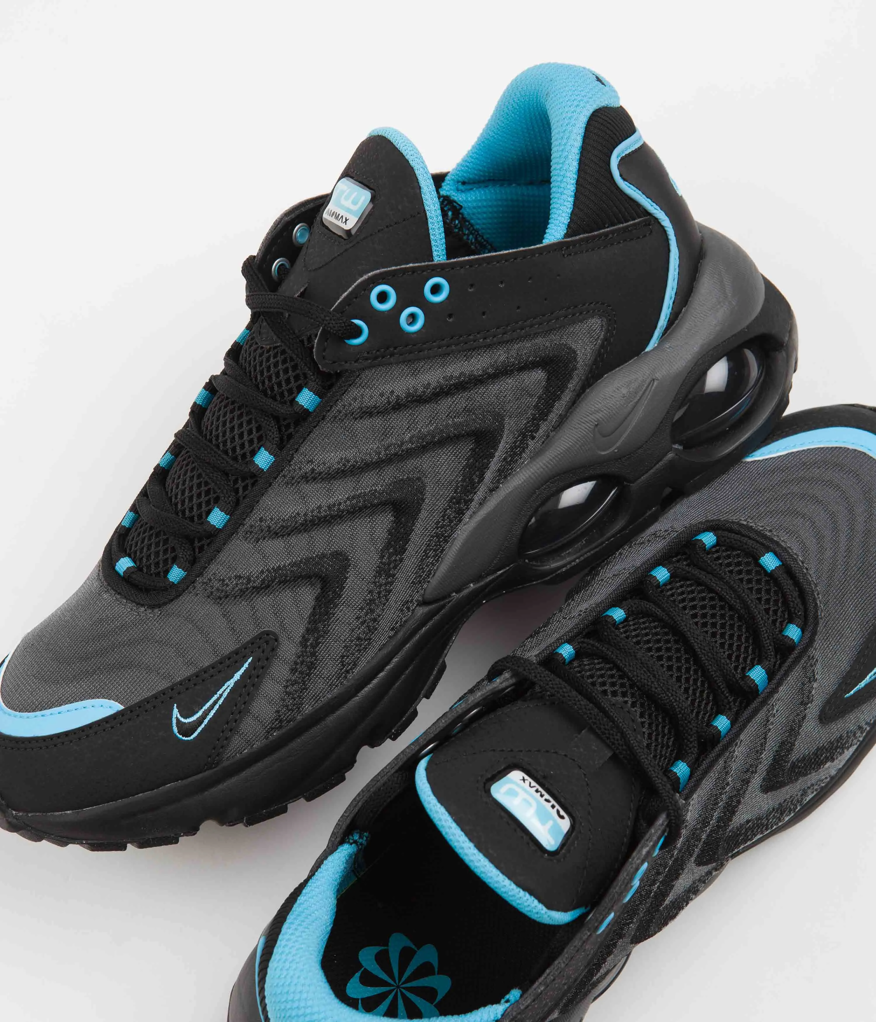 Nike Air Max TW Next Nature Shoes - Black / Baltic Blue - Iron Grey - White