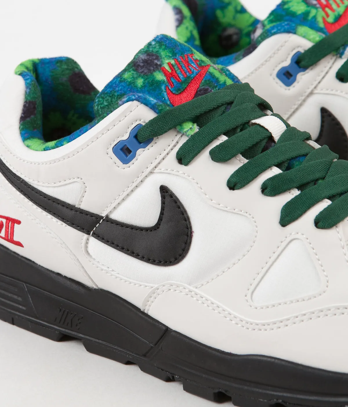 Nike Air Span II SE Shoes - Phantom / Black - Mountain Blue - Fir