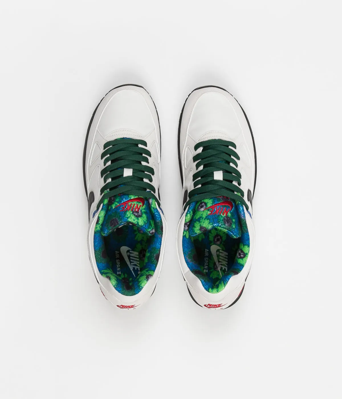 Nike Air Span II SE Shoes - Phantom / Black - Mountain Blue - Fir